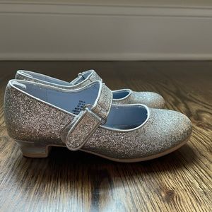 H&M Silver Glittery Princess Shoes